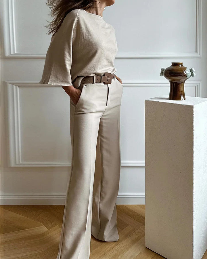 CALORA_ Chenalva | Elegant tweedelig Dames Setje / Pak