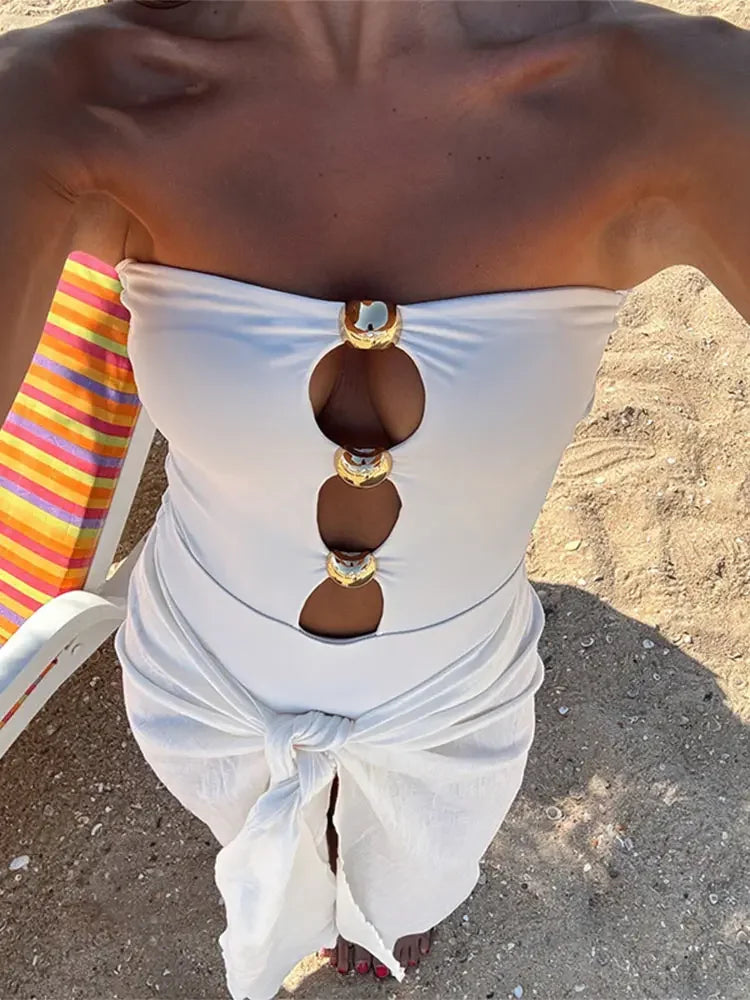 Chic en Verleidelijk Elegant Tankini Badpak met cut-out-Zwemkleding-Calora-S-Calora