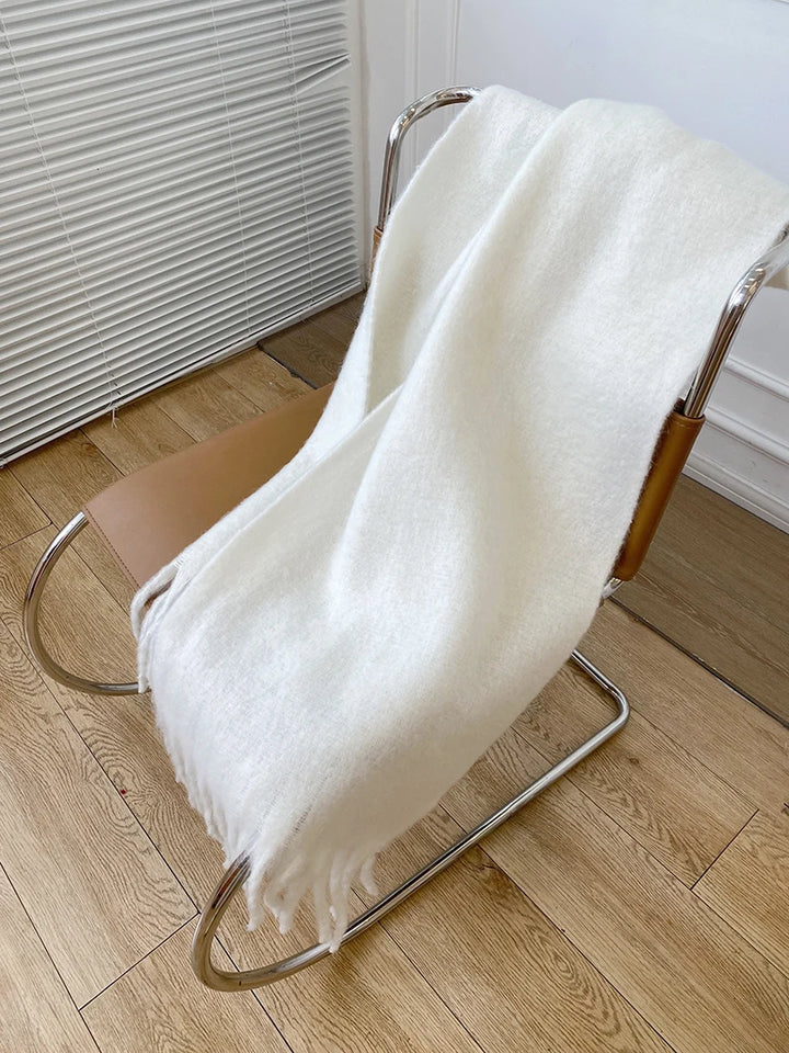 ChicWool | Dikke Warme Kasjmier Sjaal-Home Decor-Calora-Groen-190X50CM-Calora