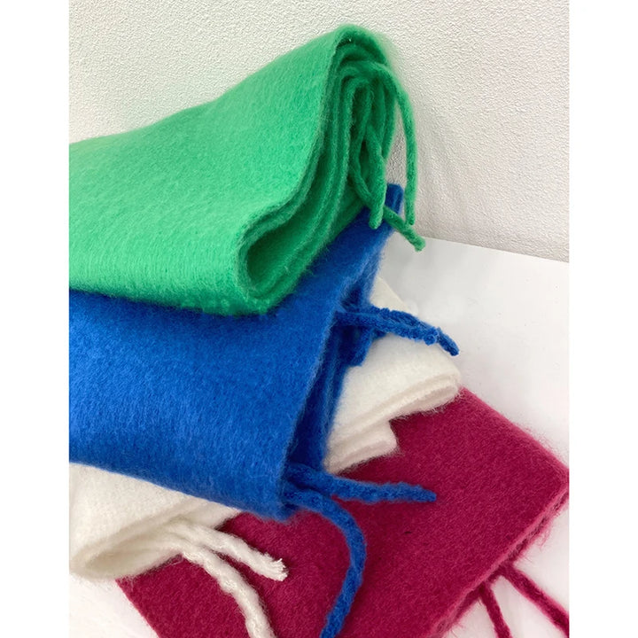 ChicWool | Dikke Warme Kasjmier Sjaal-Home Decor-Calora-Groen-190X50CM-Calora