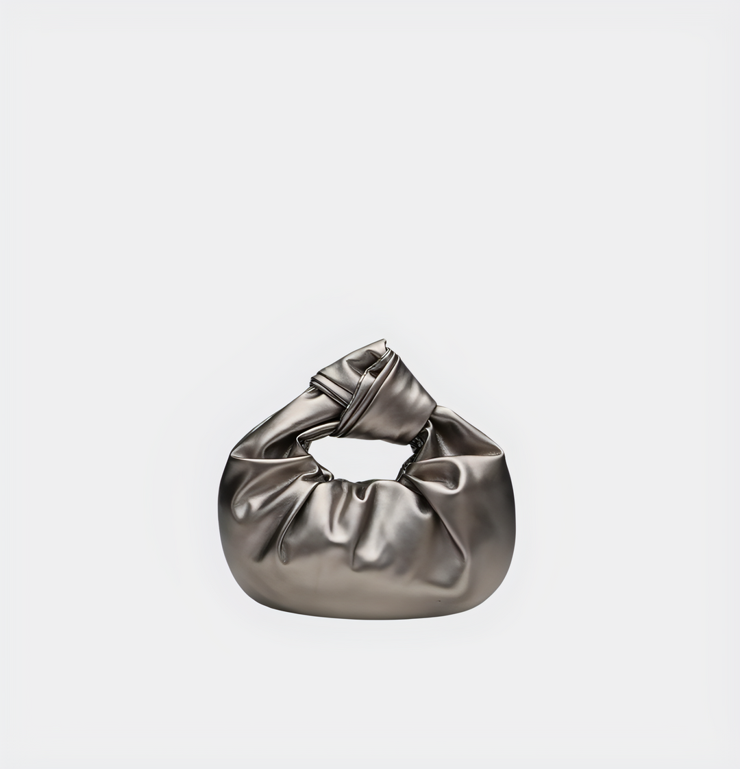 CALORA_ Chique Hobo Tas met Knoophandvat van Duurzaam PU Leer