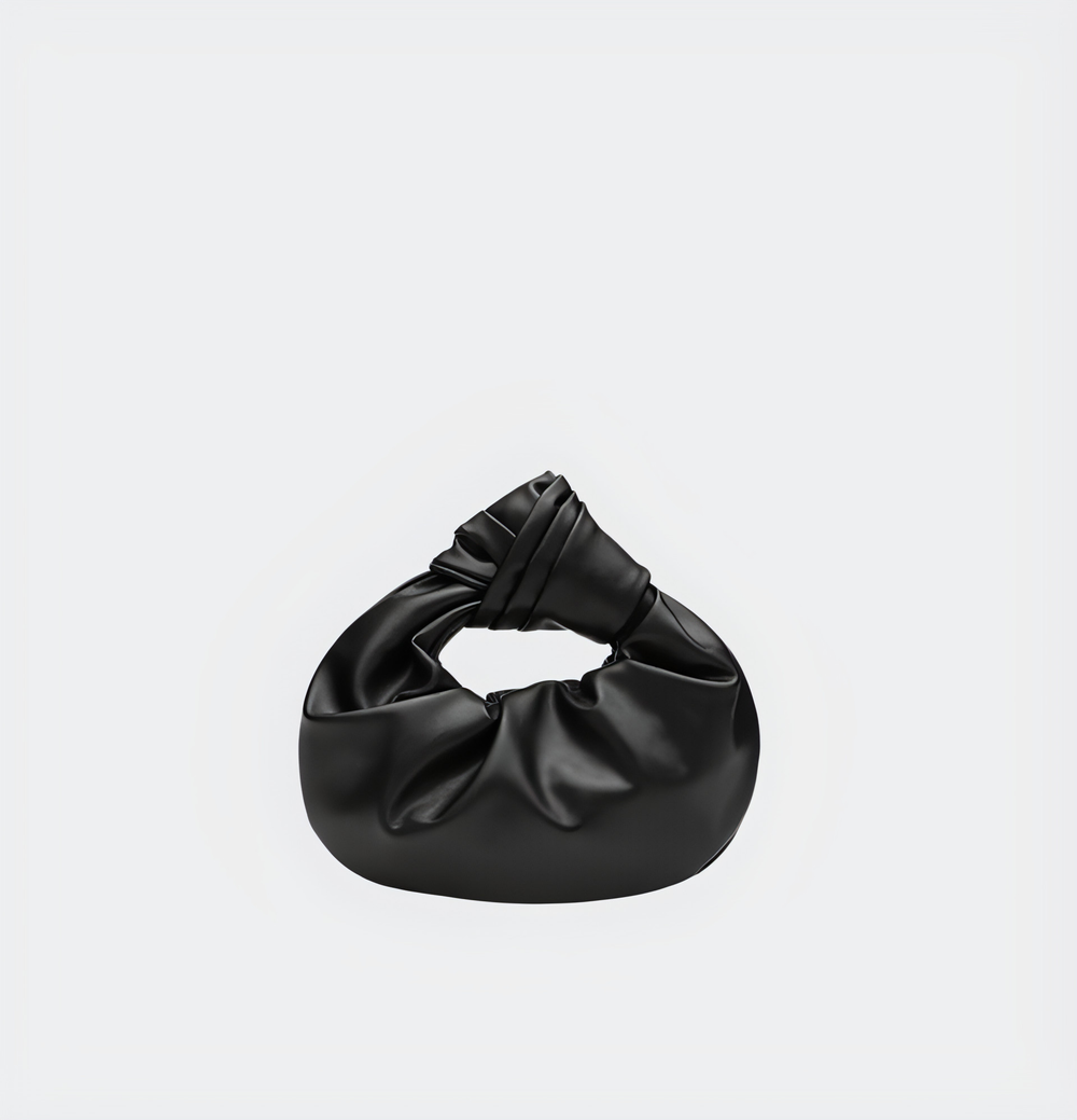 CALORA_ Chique Hobo Tas met Knoophandvat van Duurzaam PU Leer