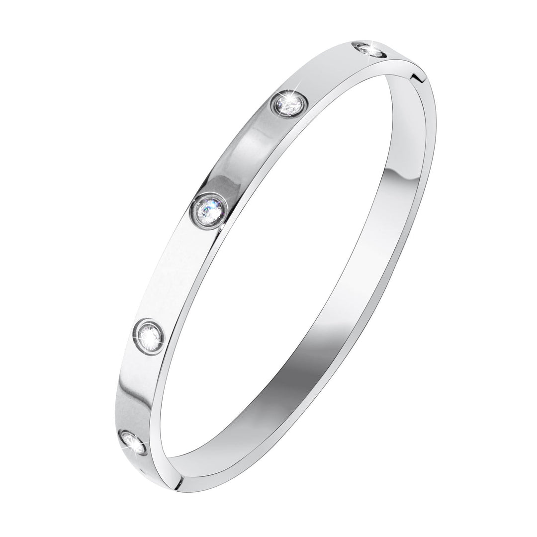 Cinta | Sprankelende Zirkonia Armband - Zilver-Armbanden-Calora-Calora