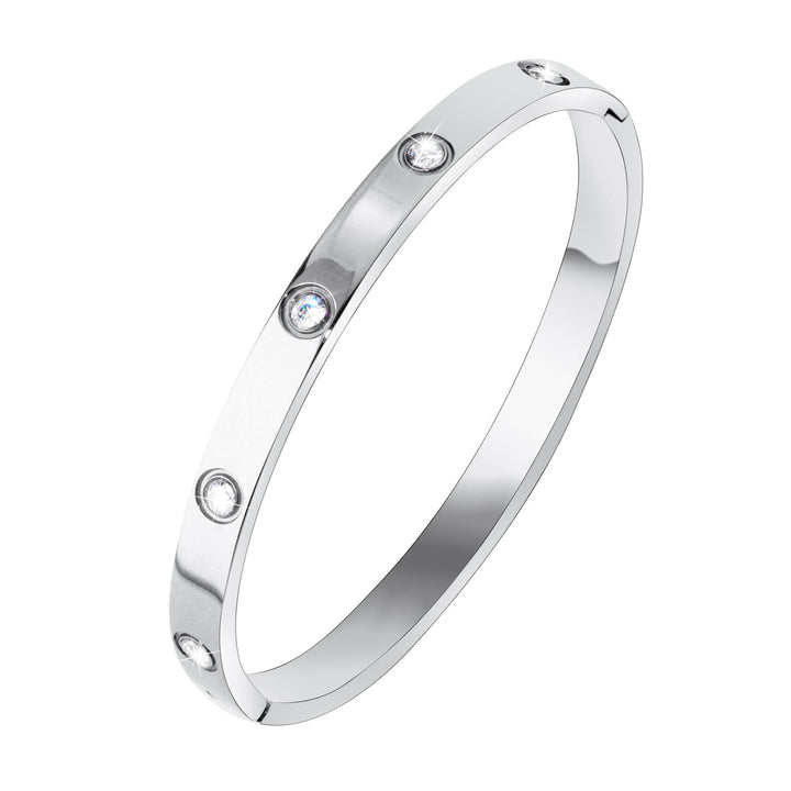 Cinta | Sprankelende Zirkonia Armband - Zilver-Armbanden-Calora-Calora