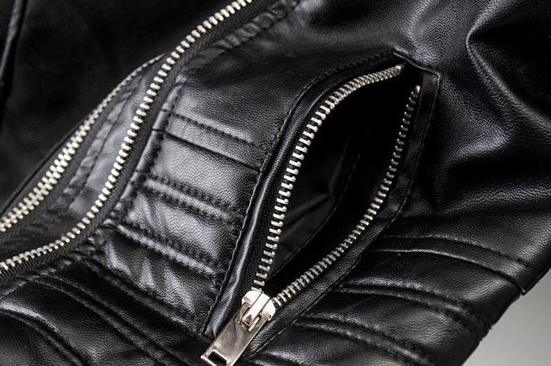 CALORA_ Classieke Dames PU Leren Bikerjas met Asymmetrische Rits