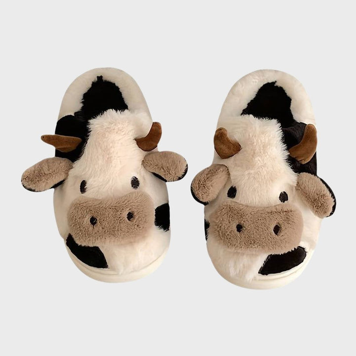 ComfyCows | Warme Koeien Pantoffels-Slippers-Calora-Wit-35-35.5-Calora