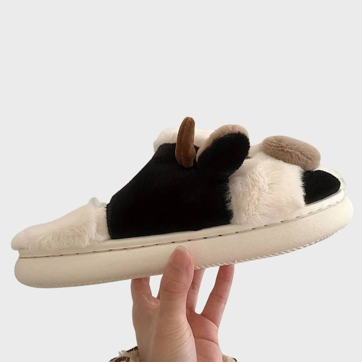 ComfyCows | Warme Koeien Pantoffels-Slippers-Calora-Wit-35-35.5-Calora