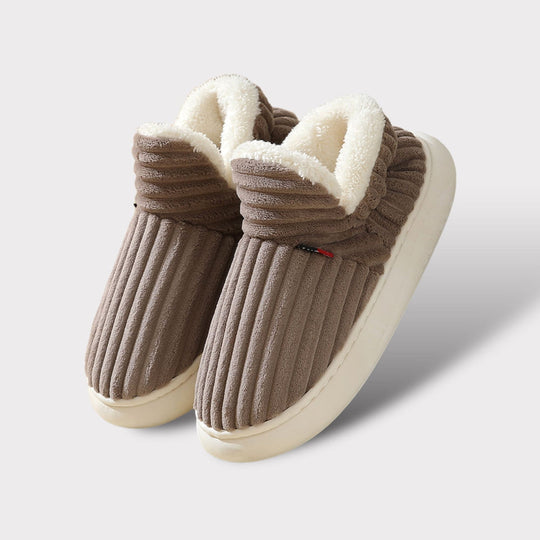 Comfyfluffs | Comfortabele warme pantoffels voor dames-Slippers-Calora-Beige-38-Calora
