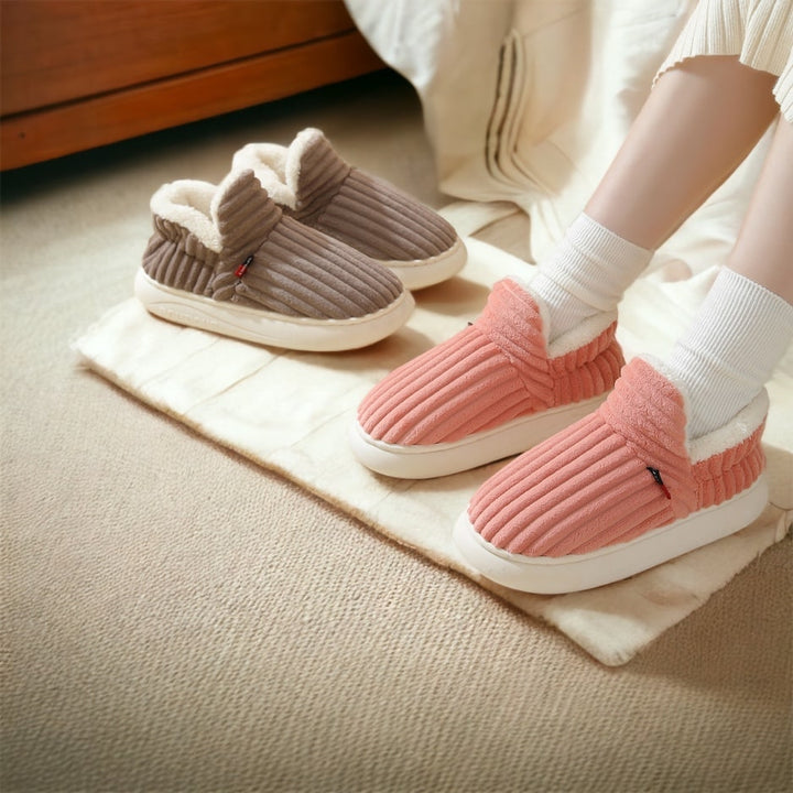 Comfyfluffs | Comfortabele warme pantoffels voor dames-Slippers-Calora-Roze-38-Calora