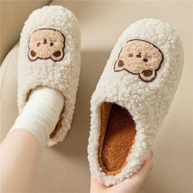 CALORA_ ComfyFluffs | Pluizige Koe Pantoffels