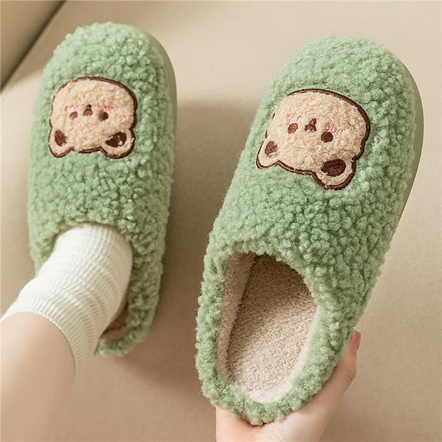 CALORA_ ComfyFluffs | Pluizige Koe Pantoffels