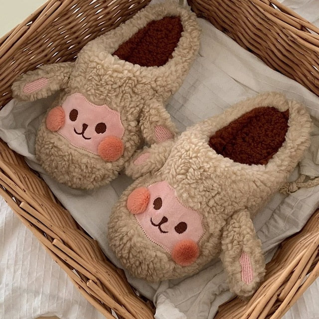 CALORA_ ComfyFluffs | Pluizige Schaap Pantoffels
