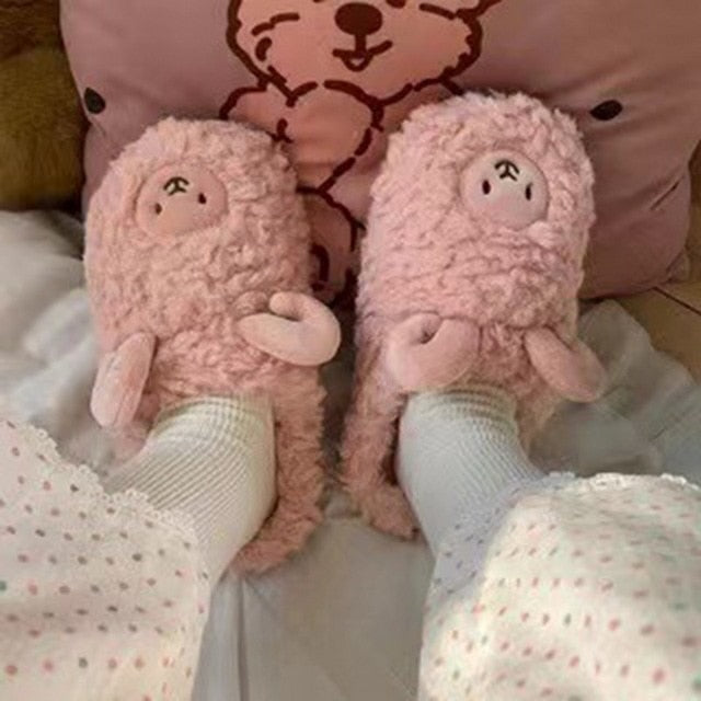 CALORA_ ComfyFluffs | Pluizige Schaap Pantoffels