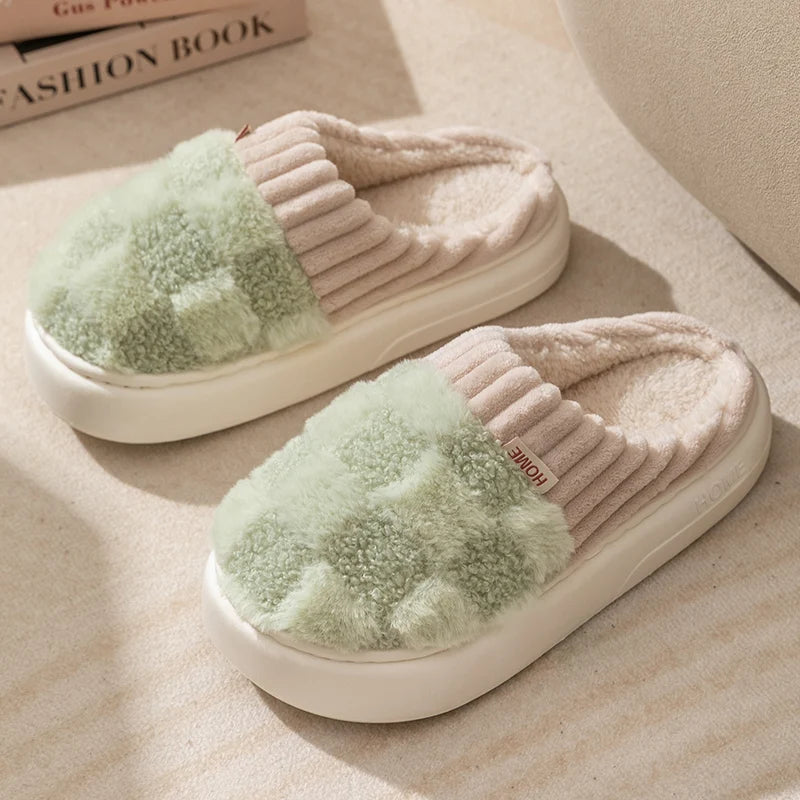 Cosyfluffs | Zachte & Warme Pluche Pantoffels-Slippers-Calora-36-37-Groen-Calora