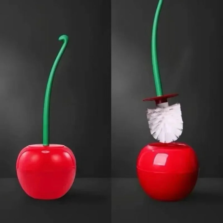 Creatieve Cherry | Toiletborstel Set met Charmante Kersvorm-Elektronica/Gadgets-Calora-Rood-Calora