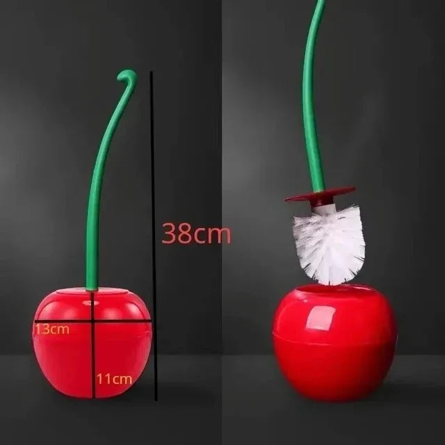 Creatieve Cherry | Toiletborstel Set met Charmante Kersvorm-Elektronica/Gadgets-Calora-Wijn Rood-Calora