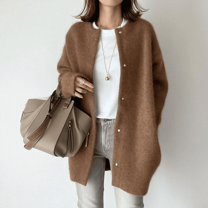 Dames Herfst Vest Elegant Zachte Textuur Voor Elke Gelegenheid