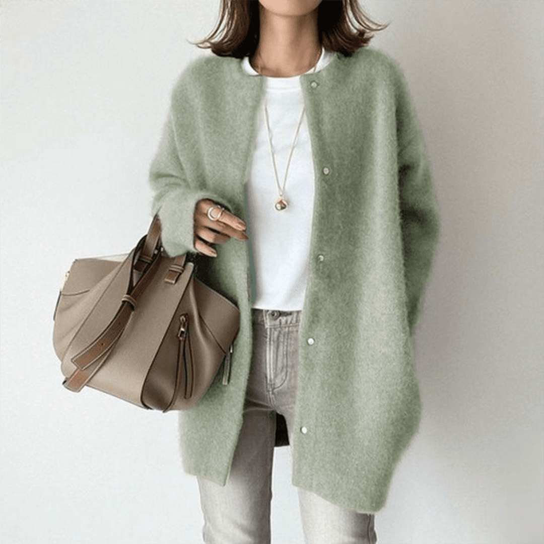 Dames Herfst Vest Elegant Zachte Textuur Voor Elke Gelegenheid