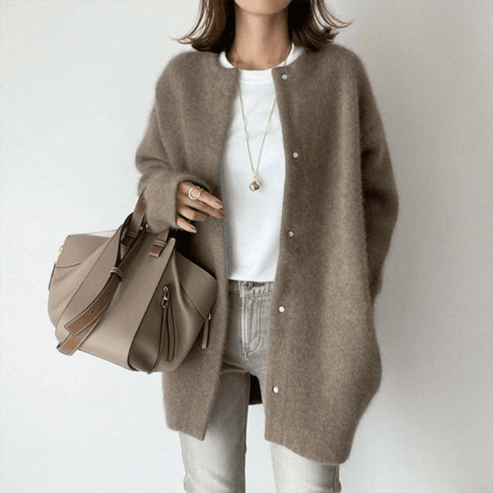 Dames Herfst Vest Elegant Zachte Textuur Voor Elke Gelegenheid