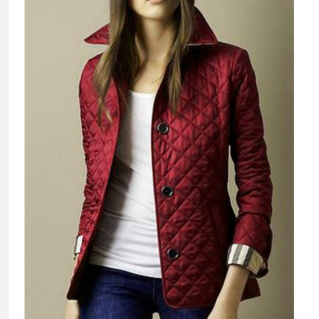 CALORA_ Dames Lichtgewicht Gequilte Zomer Jas met Knoopsluiting en Stijl