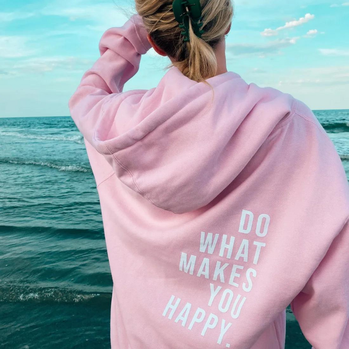 Dames plus size fluwelen verdikte losse hoodie trui-Sportkleding & Accessoires-Calora-Pastelroze-S-Calora