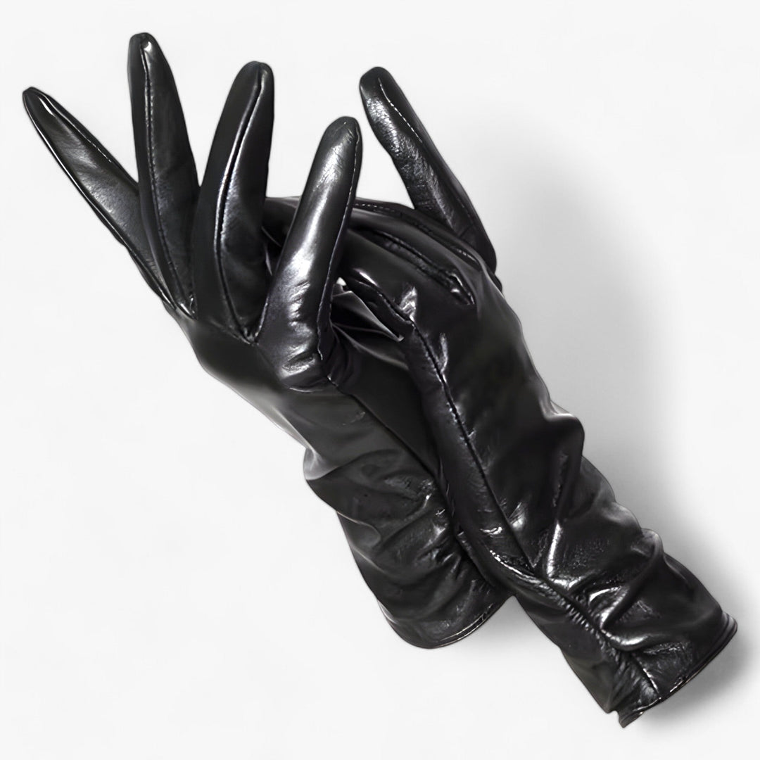 Dames schapenleren Winter Handschoenen-Laarzen-Calora-Zwart-S-Calora