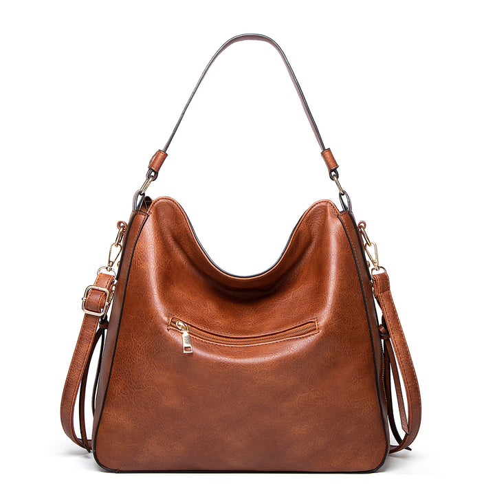 CALORA_ Dames Schoudertas - Grote Capaciteit Vegan Crossbody Tas