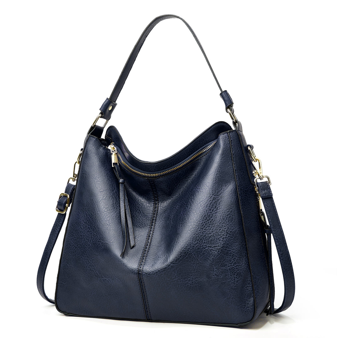 CALORA_ Dames Schoudertas - Grote Capaciteit Vegan Crossbody Tas