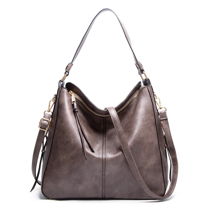 CALORA_ Dames Schoudertas - Grote Capaciteit Vegan Crossbody Tas