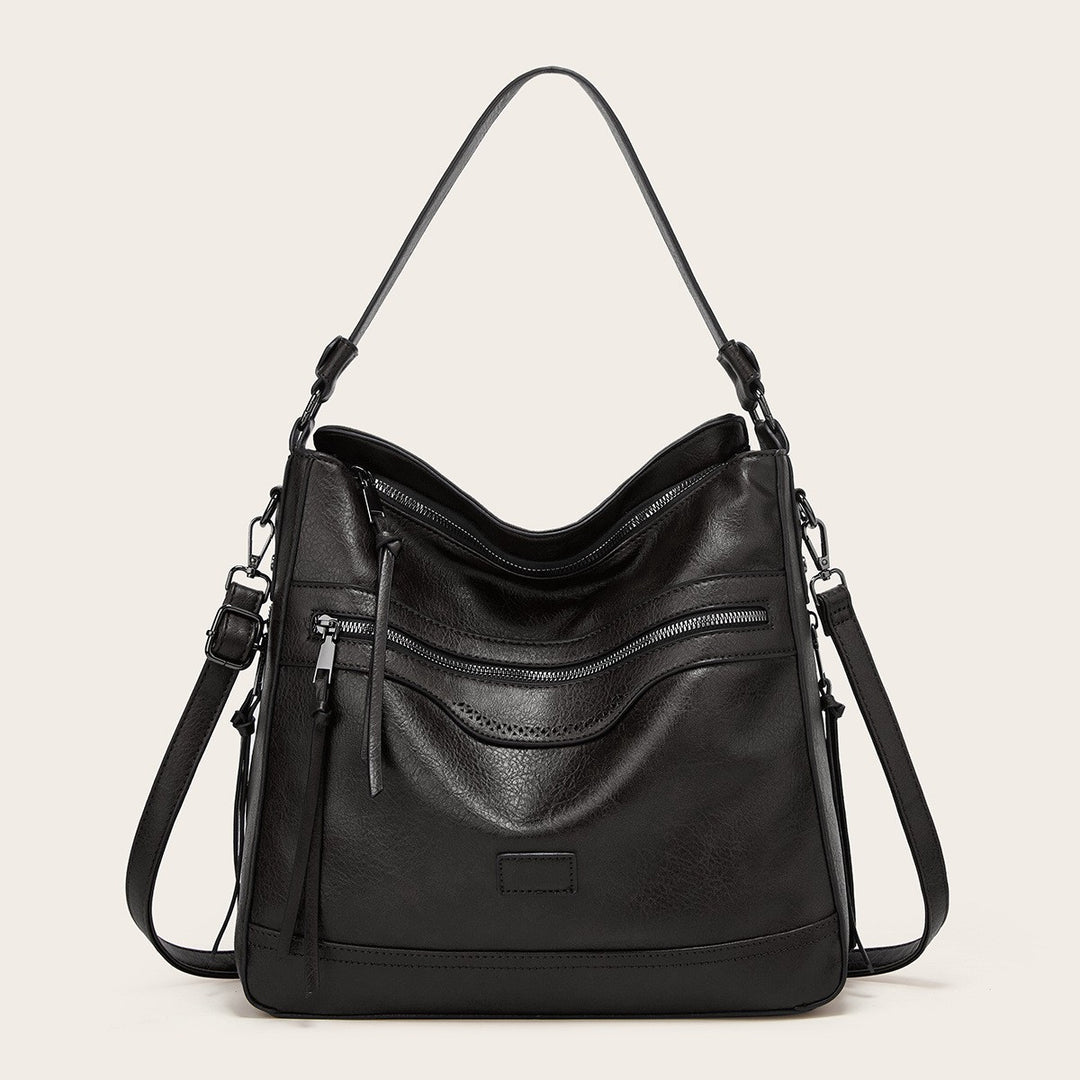 CALORA_ Dames Schoudertas - Grote Capaciteit Vegan Crossbody Tas