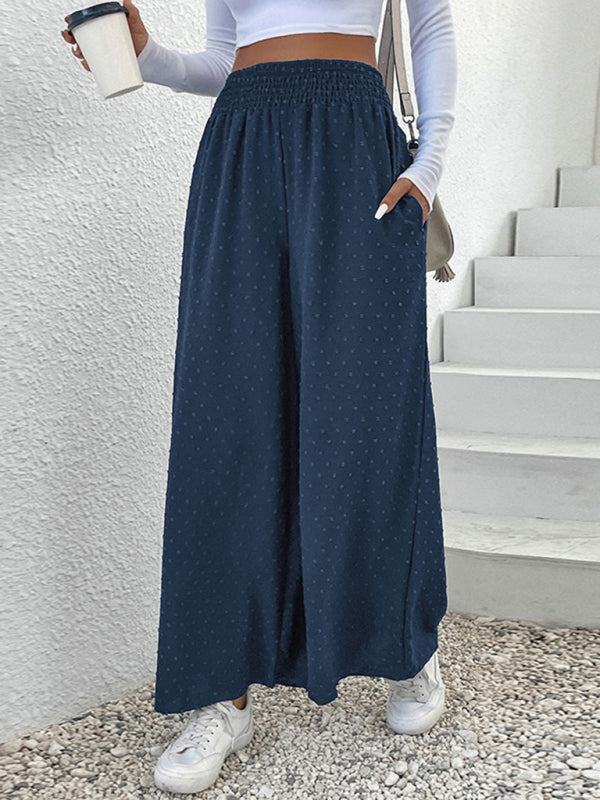 Dames wijde lange broek-Wijde Broeken-Calora-Champlain-kleur-S-Calora
