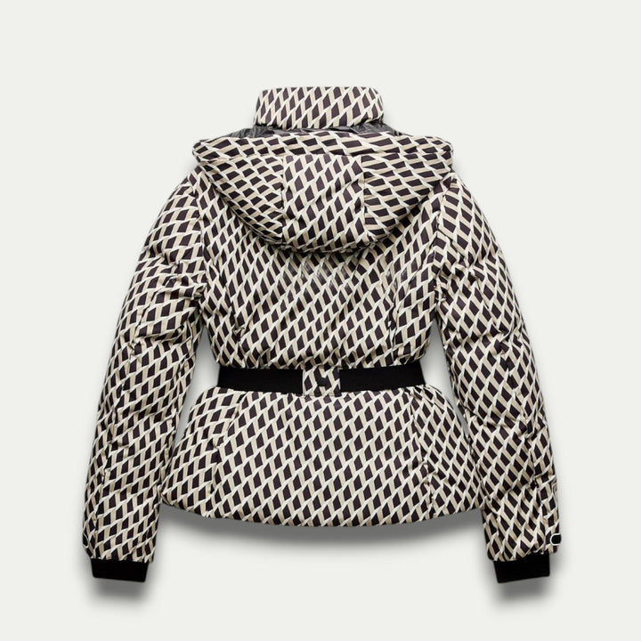 CALORA_ Dames Winter Parka met Ceintuurs en Eco-Vriendelijk Faux Bont