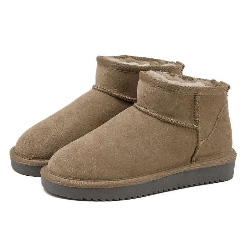 CALORA_ Dames Winterlaarzen Met Bontvoering Voor Warme Comfort