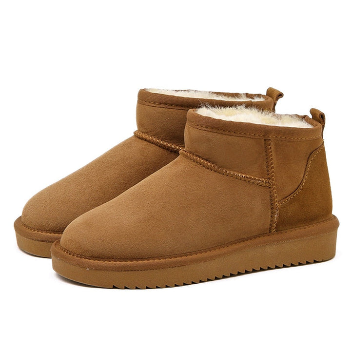 CALORA_ Dames Winterlaarzen Met Bontvoering Voor Warme Comfort