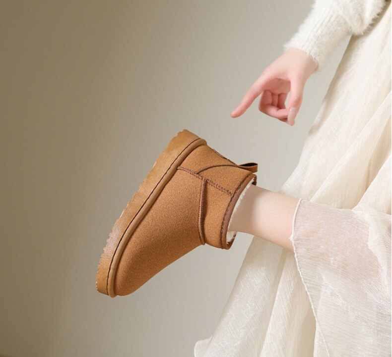 CALORA_ Dames Winterlaarzen Met Bontvoering Voor Warme Comfort