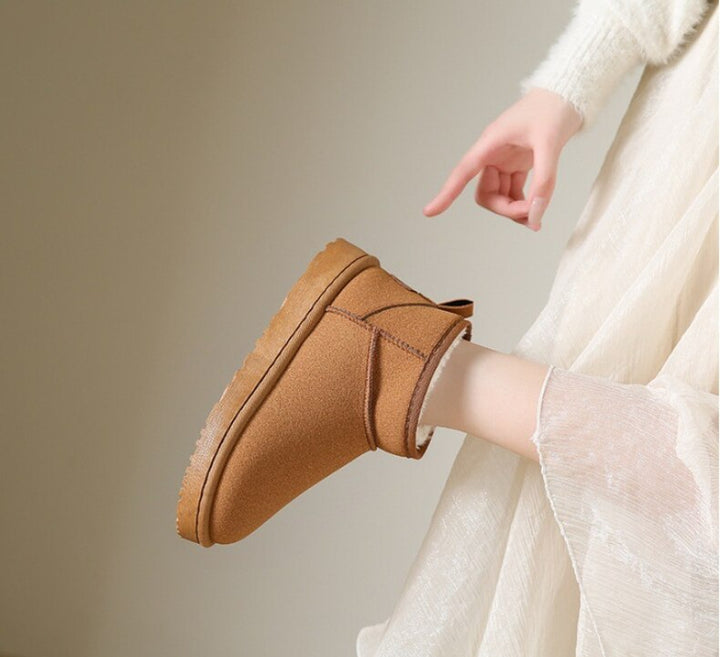 CALORA_ Dames Winterlaarzen Met Bontvoering Voor Warme Comfort