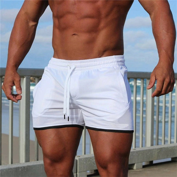 Dario | Korte Zwembroek sneldrogend-Zwemkleding-Calora-Wit-M-Calora