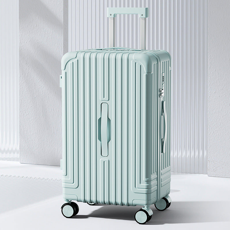 CALORA_ Delavoy | Trolley Koffer voor Studenten met USB-aansluiting en Bekerhouder
