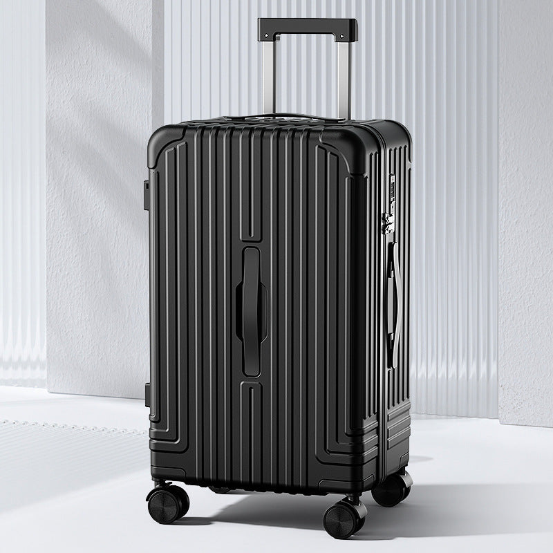 CALORA_ Delavoy | Trolley Koffer voor Studenten met USB-aansluiting en Bekerhouder