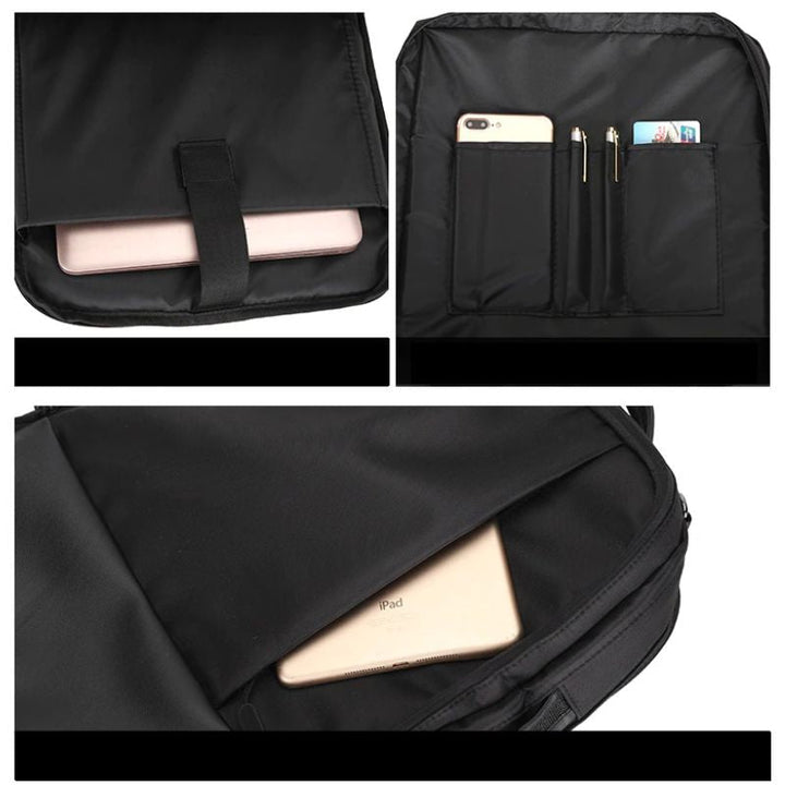 CALORA_ Delavoy | Waterdichte Laptoprugzak Aktetas tot 15,6 inch met USB 3.0-poort