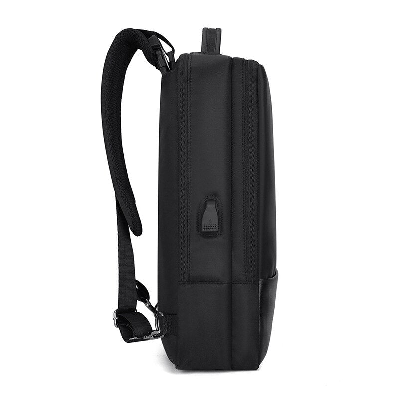 CALORA_ Delavoy | Waterdichte Laptoprugzak Aktetas tot 15,6 inch met USB 3.0-poort