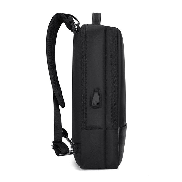 CALORA_ Delavoy | Waterdichte Laptoprugzak Aktetas tot 15,6 inch met USB 3.0-poort