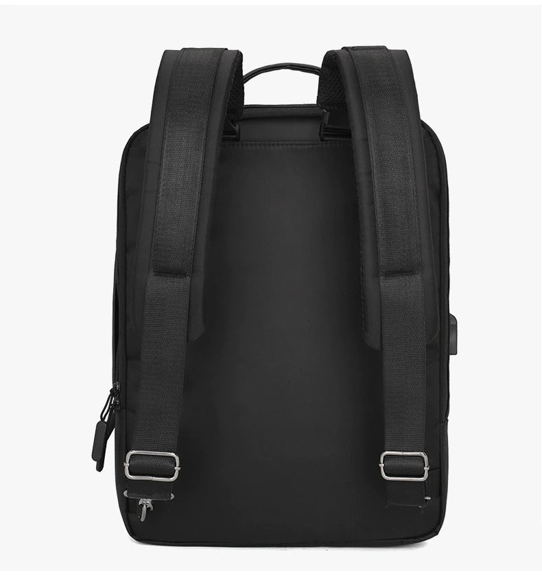CALORA_ Delavoy | Waterdichte Laptoprugzak Aktetas tot 15,6 inch met USB 3.0-poort