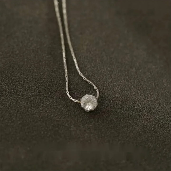Delise | Glamour Chique Minimalistische Ketting-Kettingen-Calora-ZIlver-Calora