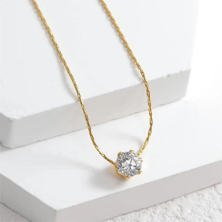 Delise | Glamour Chique Minimalistische Ketting-Kettingen-Calora-ZIlver-Calora