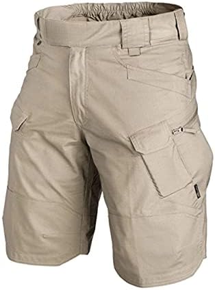 Devron | Korte Werkbroek met zakken-Korte Broeken-Calora-Khaki-S-Calora