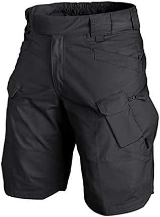 Devron | Korte Werkbroek met zakken-Korte Broeken-Calora-Zwart-S-Calora