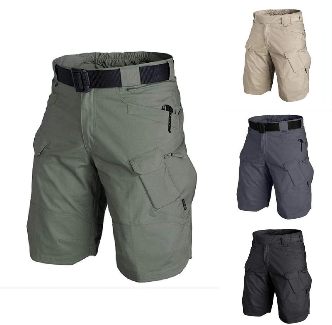 Devron | Korte Werkbroek met zakken-Korte Broeken-Calora-Zwart-S-Calora