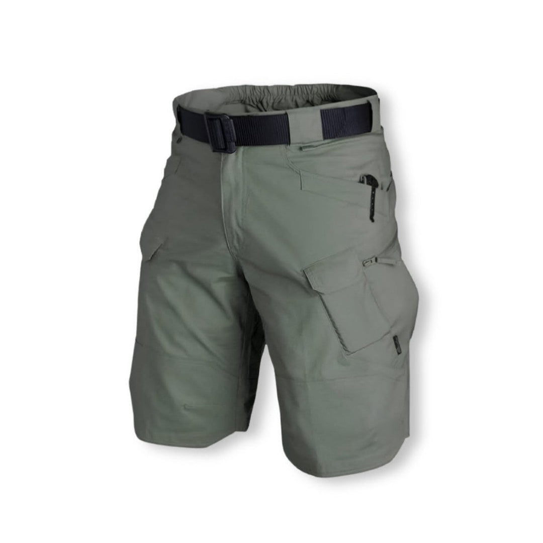 Devron | Korte Werkbroek met zakken-Korte Broeken-Calora-Zwart-S-Calora