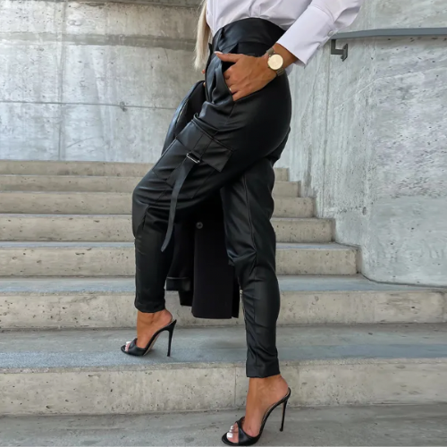 CALORA_ Diorélla | Chique cargo broek